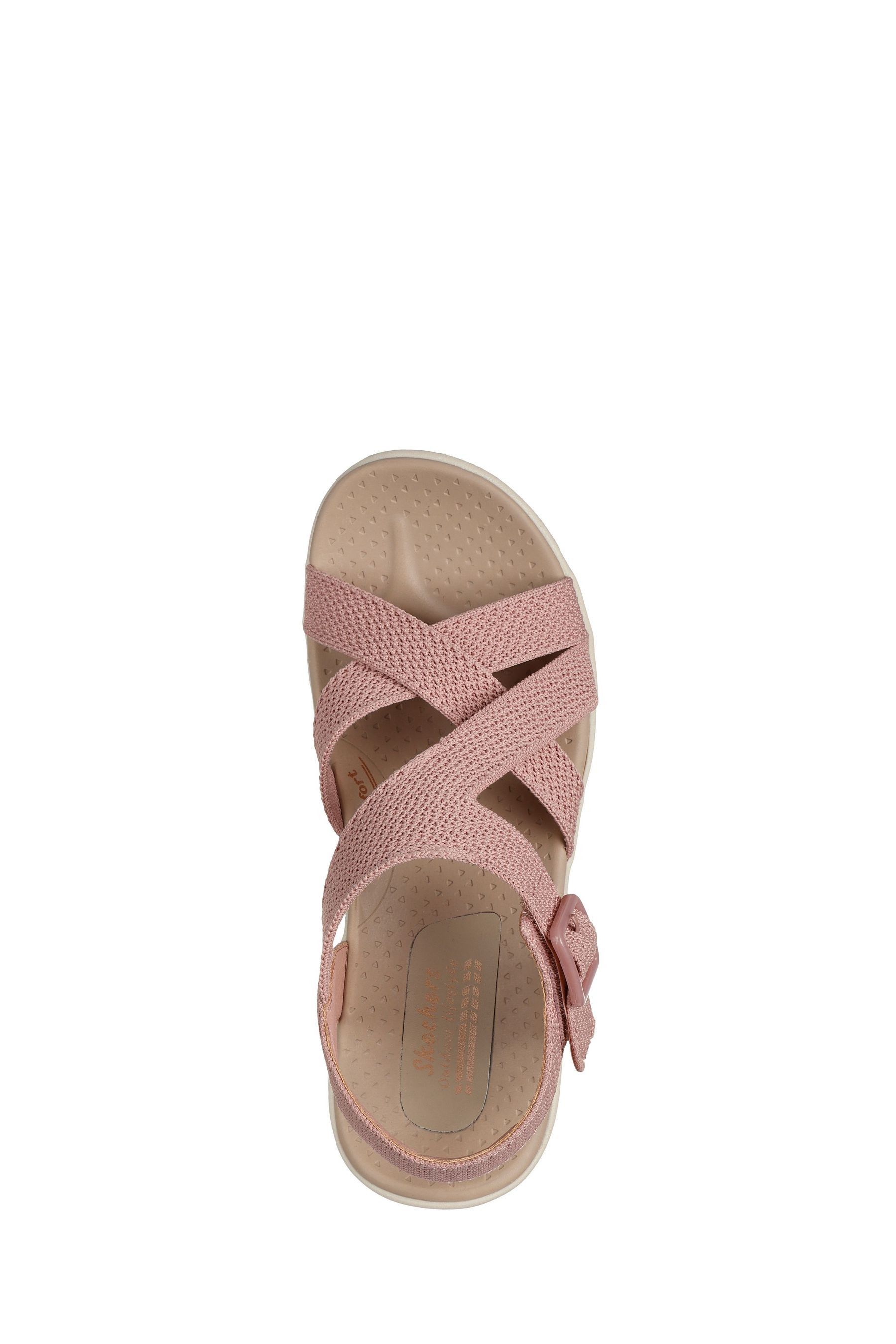 Skechers sandals outlet mens pink