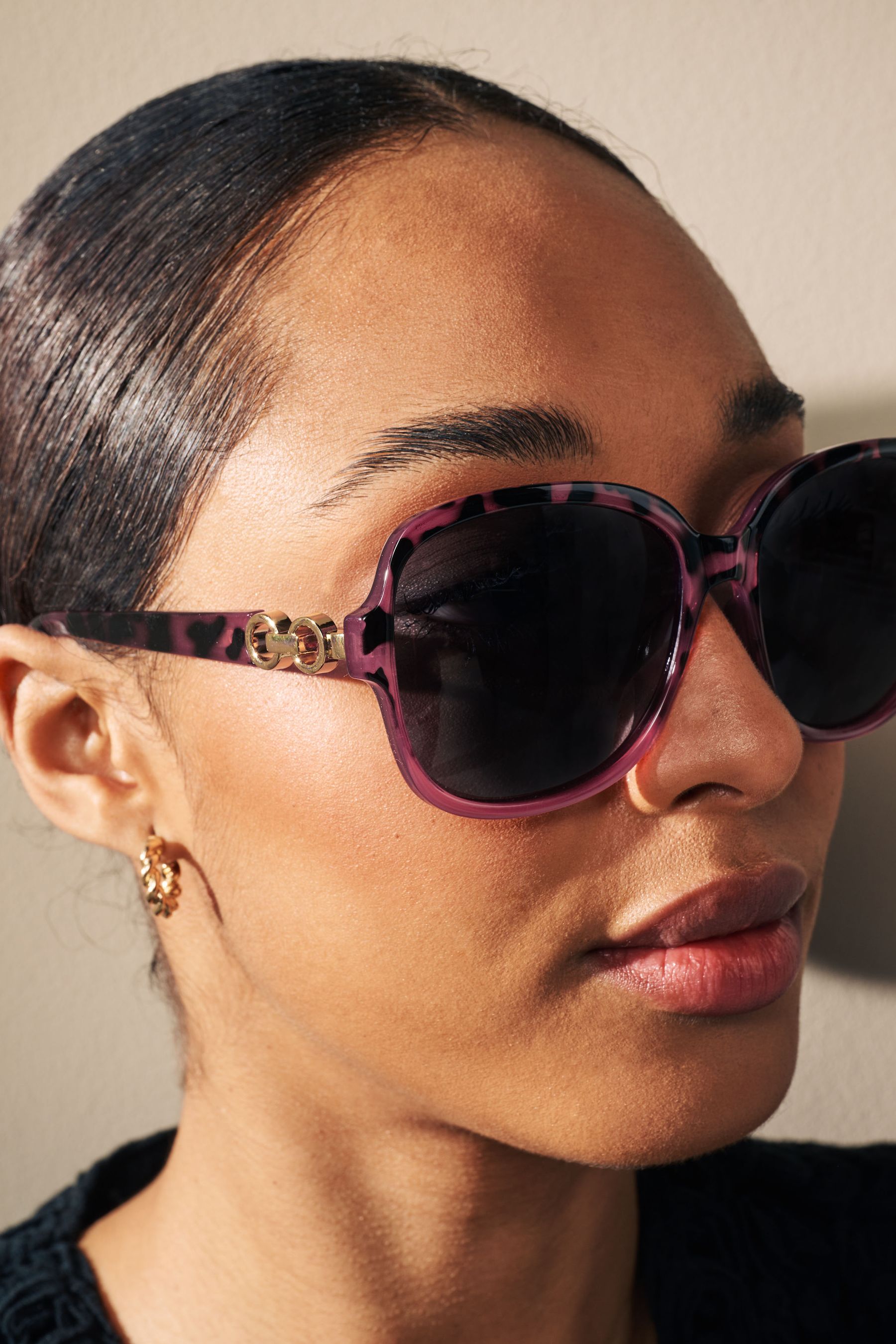 Buy Red Polarised Large Square Sunglasses from the Next UK online shop