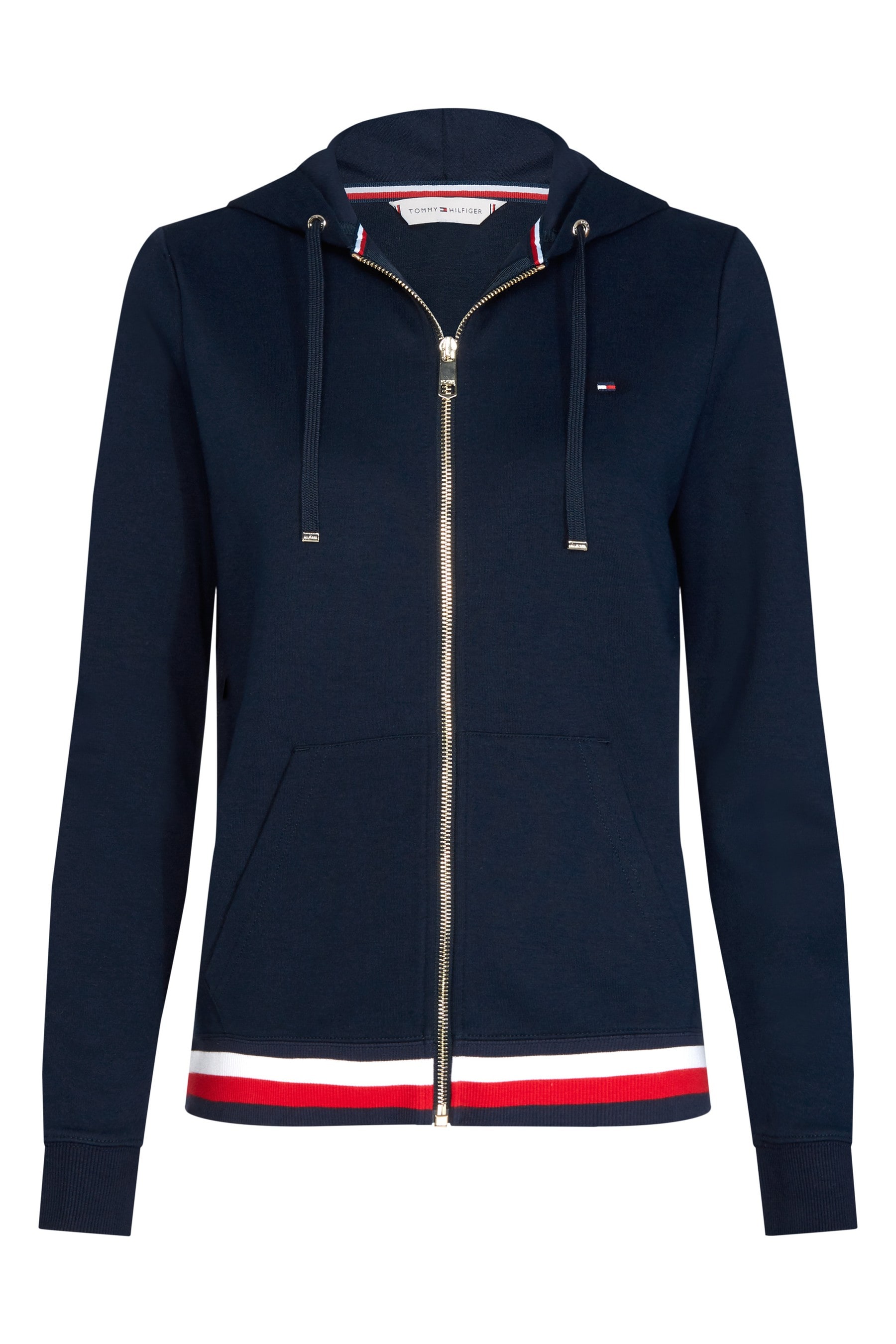 Tommy hilfiger zip through hoodie cheap