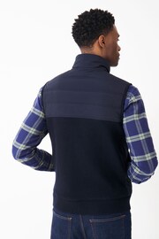 Crew Clothing Dartmouth Hybrid Knit Gilet - Image 3 of 5