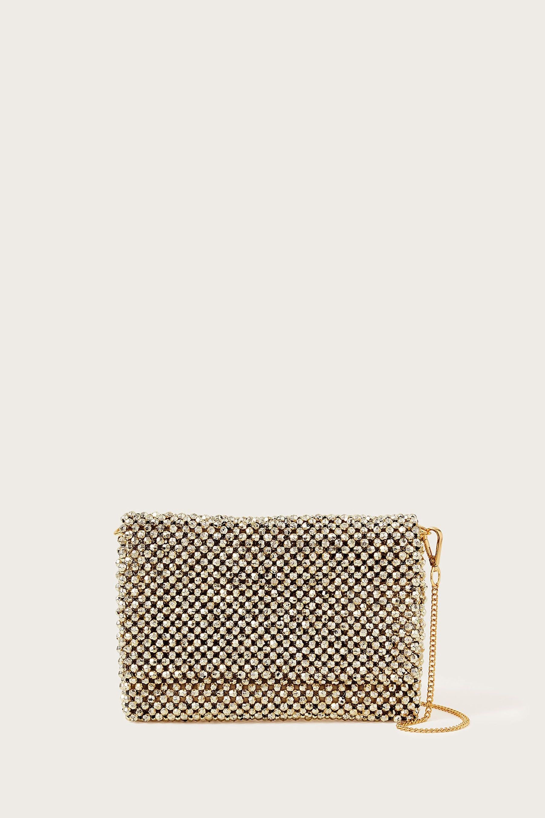 Buy Monsoon Gold Beaded Bag from the Next UK online shop