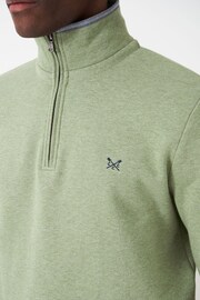 Crew Clothing Classic Half Zip Sweatshirt - Image 5 of 6