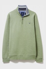 Crew Clothing Classic Half Zip Sweatshirt - Image 6 of 6