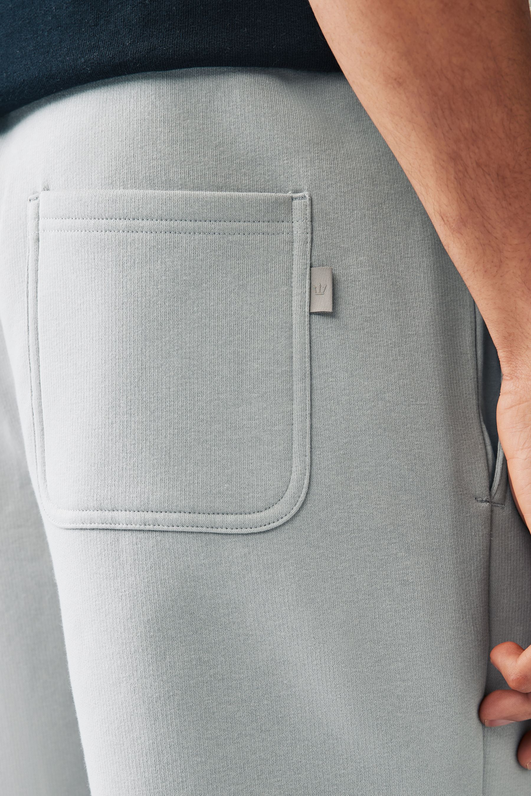 Buy Navy And Grey Soft Fabric Jersey Shorts 2 Pack from the Next UK online shop