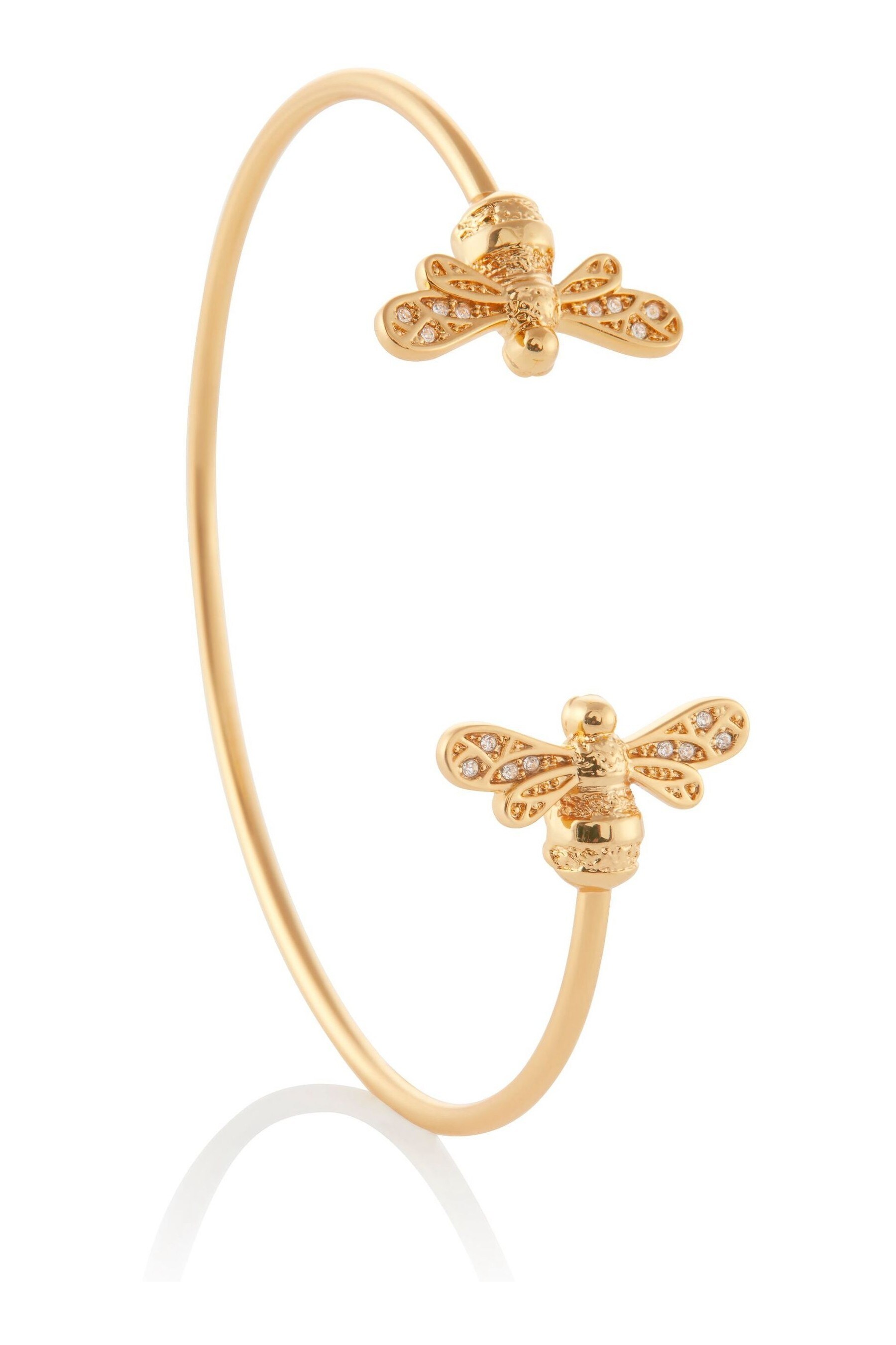 Buy Olivia Burton Gold Tone Sparkle Bee Bangle from the Next UK online shop