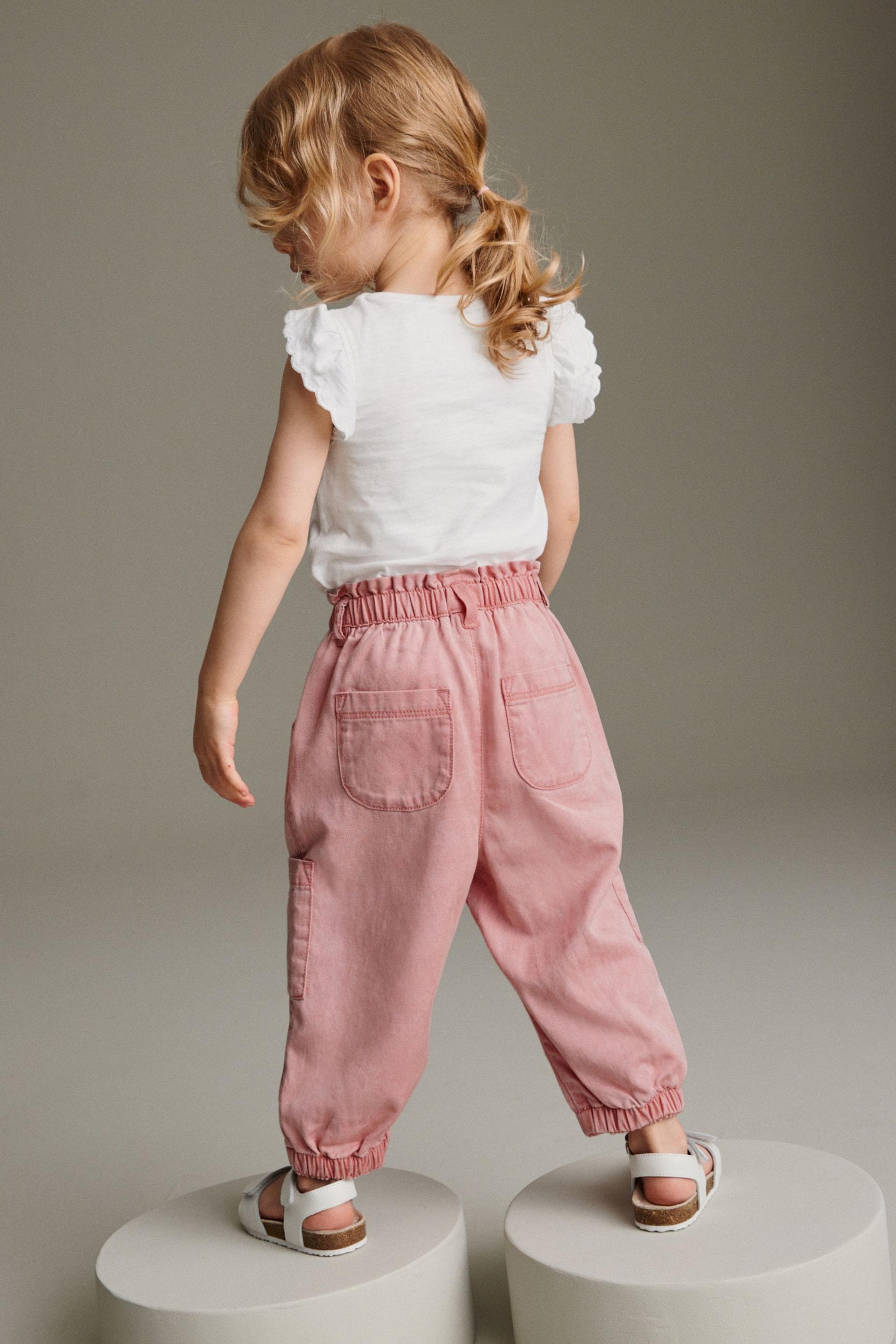 Pink Cargo Trousers (3mths-7yrs) - Image 4 of 4