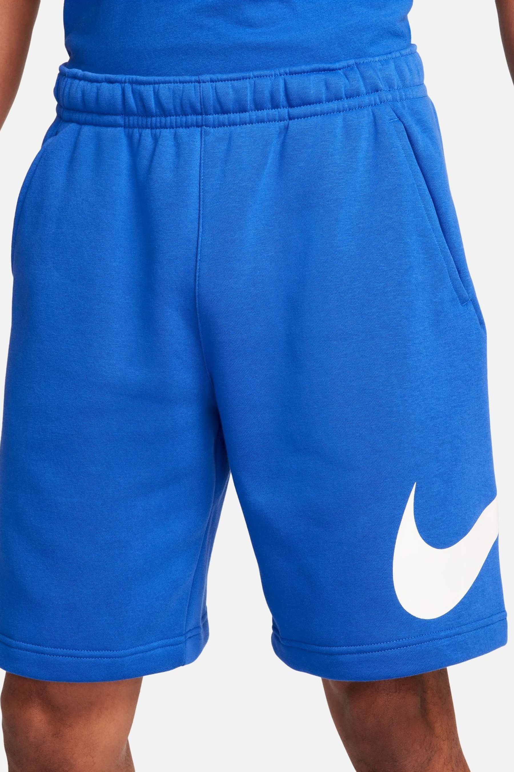 Buy Nike Royal Blue Club Fleece Swoosh Shorts from Next Germany