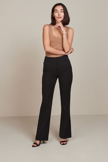 Buy Black Shapewear Bootcut Trousers from the Next UK online shop