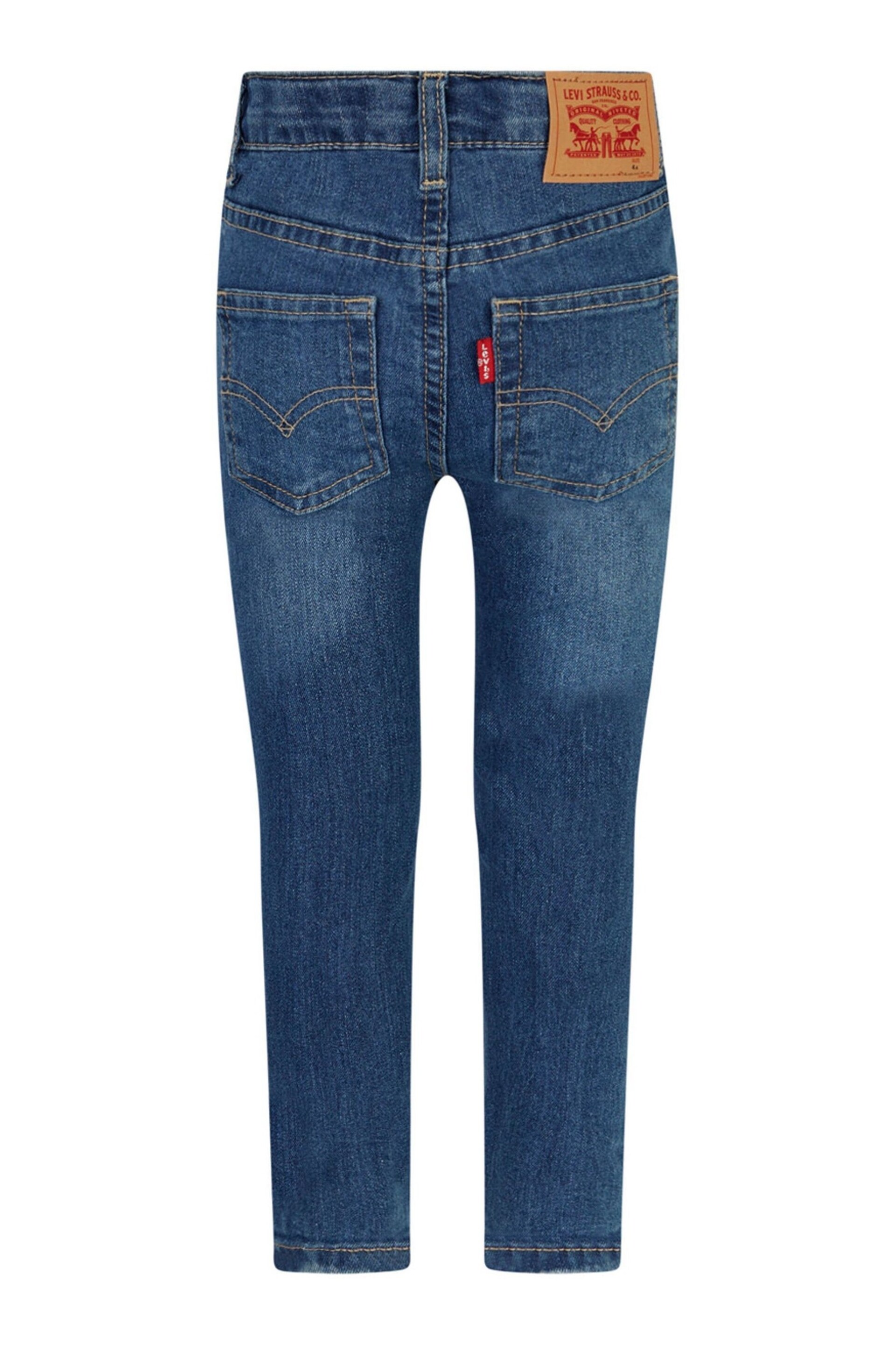 Levi's® Boys Blue Cotton Jeans - Image 2 of 4