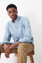 Crew Clothing Classic Chambray Long Sleeve Shirt - Image 3 of 5