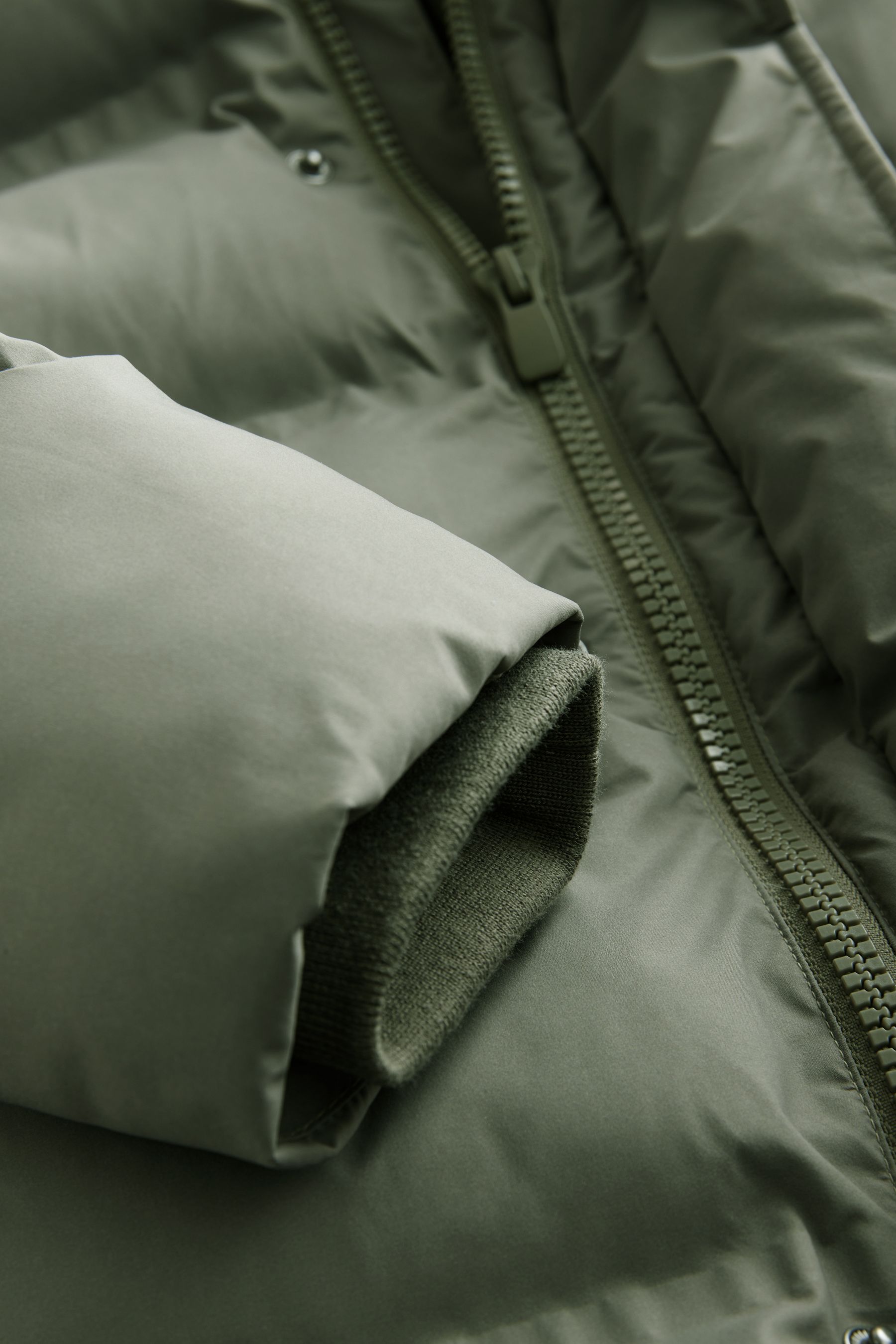 Buy Sage Green Long Length Shower Resistant Heatseal Hooded Puffer Coat from the Next UK online shop