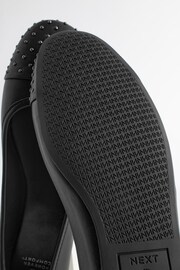 Black Forever Comfort Studded Toe Cap Ballerinas - Image 4 of 4