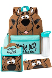 Vanilla Underground Brown Scooby Doo Unisex Kids 4 Piece Backpack Set - Image 4 of 6