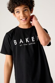 Baker by Ted Baker Graphic Back T-Shirt - Image 4 of 9