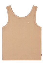 Levi's® Orange Ribbed Logo Tank Top Vest - Image 2 of 4