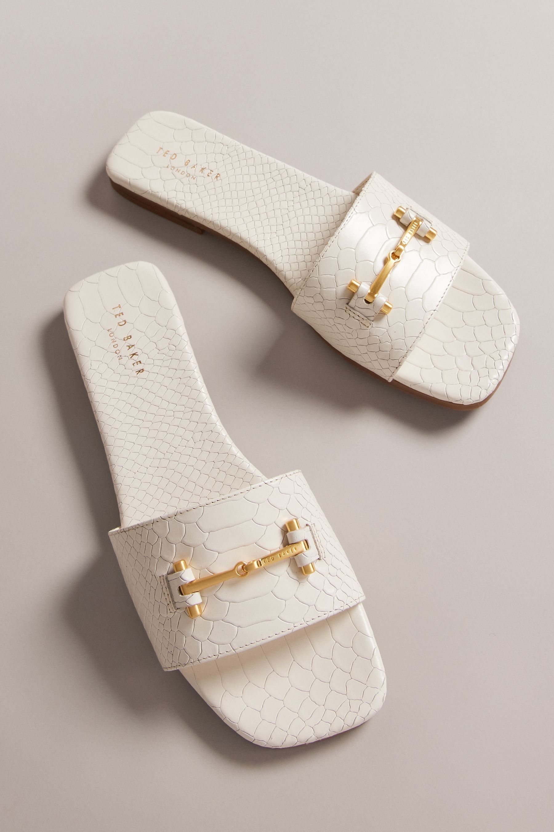 Buy Ted Baker Natural Ashinu Snaffle Sandals from Next Luxembourg