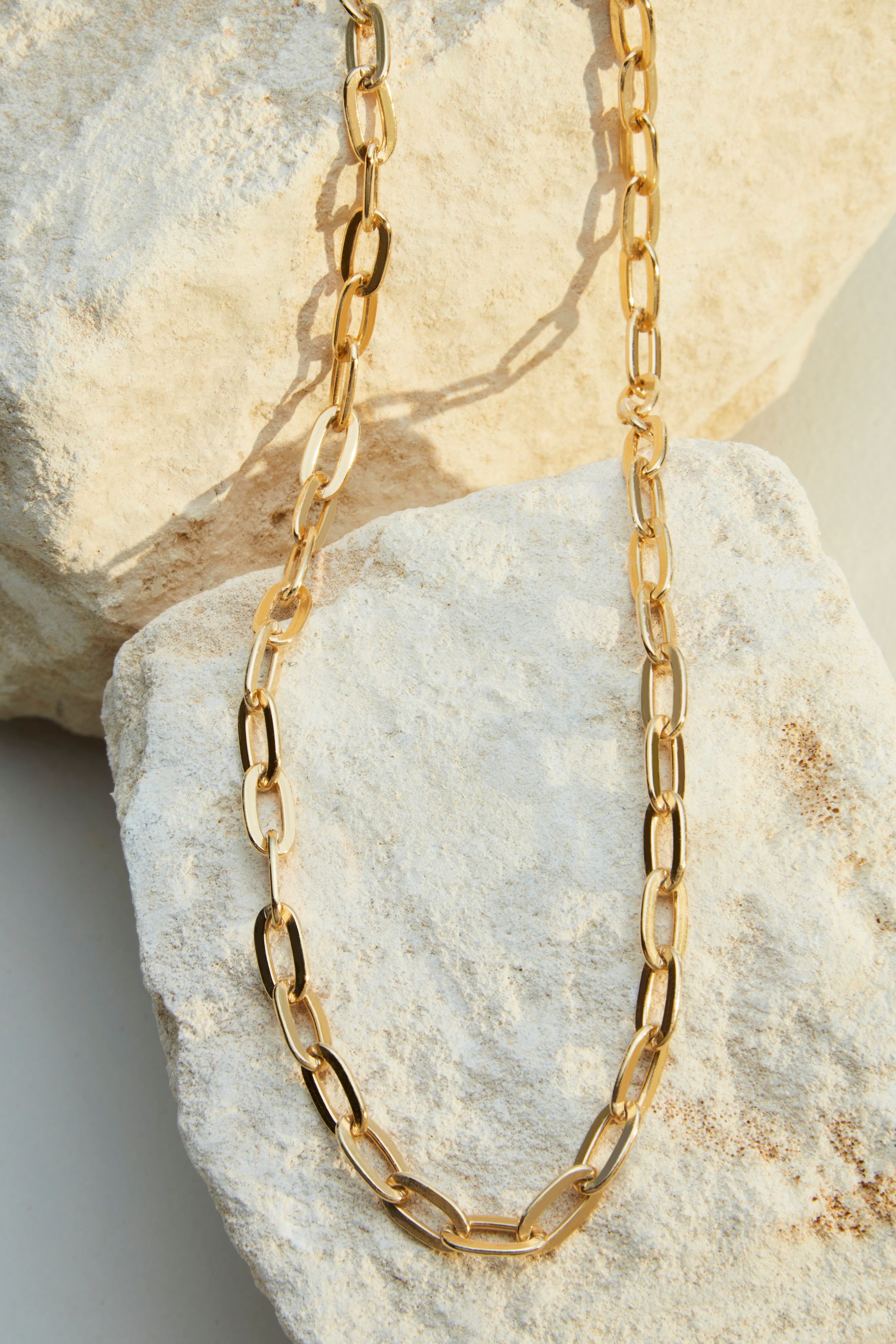 Monogram thin tie necklace in gold vermeil new arrivals
