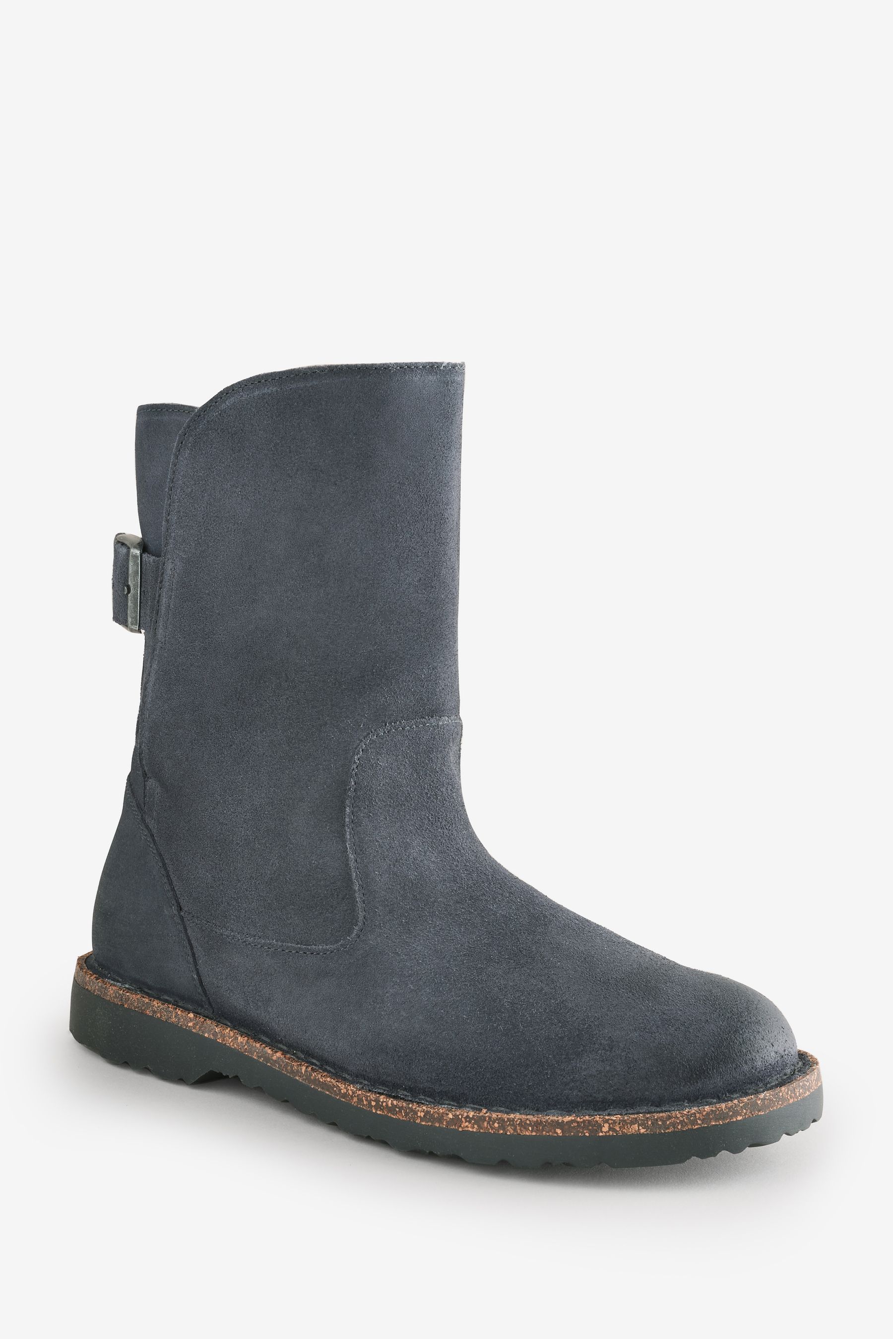 Buy Birkenstock Graphite Grey Uppsala Shearling Boots from Next Luxembourg