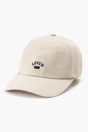 Levi's® Off White Lazy Girl Batwing Logo Cap - Image 1 of 4