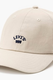 Levi's® Off White Lazy Girl Batwing Logo Cap - Image 3 of 4