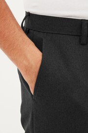 Charcoal Grey Skinny Machine Washable Plain Front Smart Trousers - Image 5 of 8