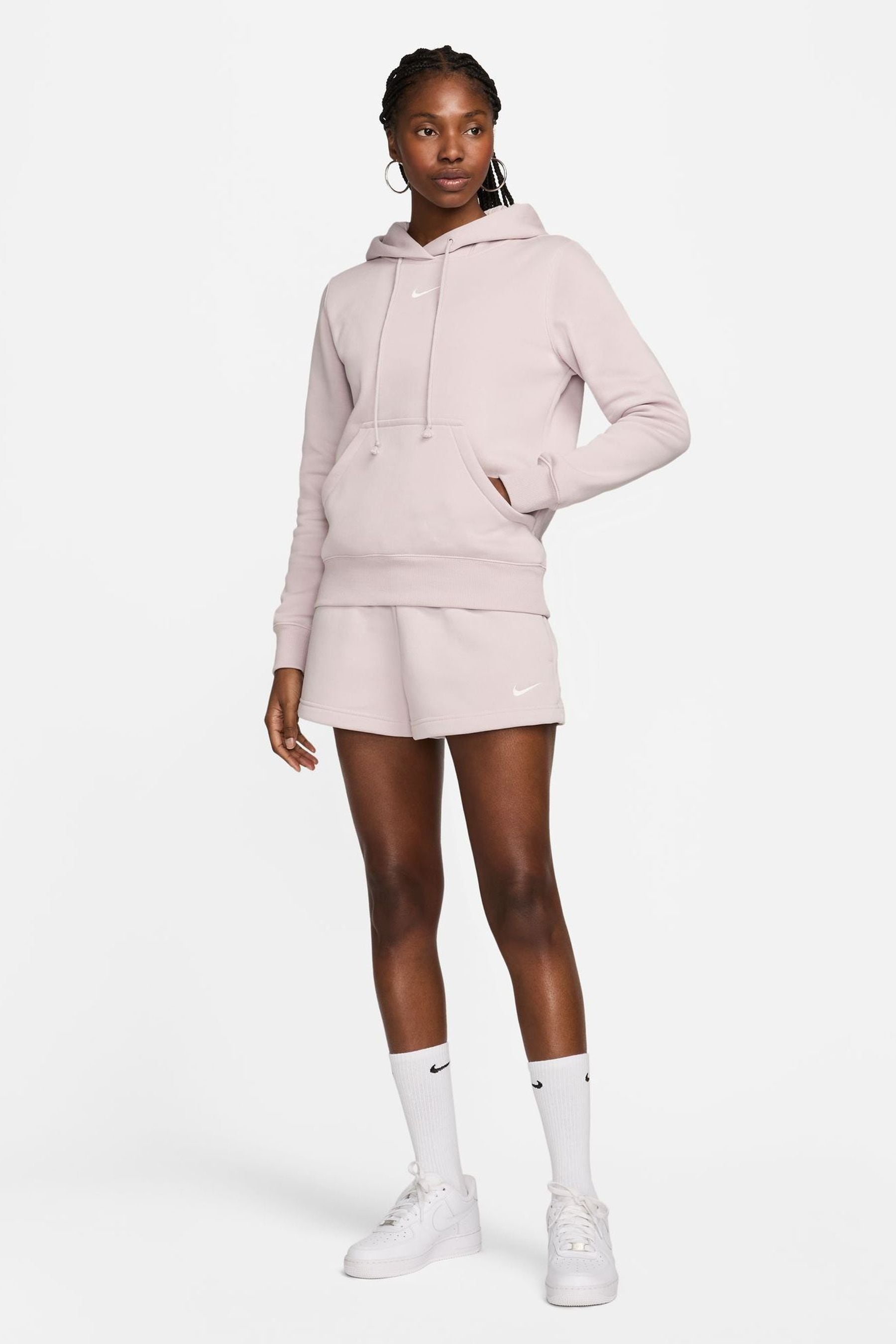 Pale pink nike hoodie hot sale