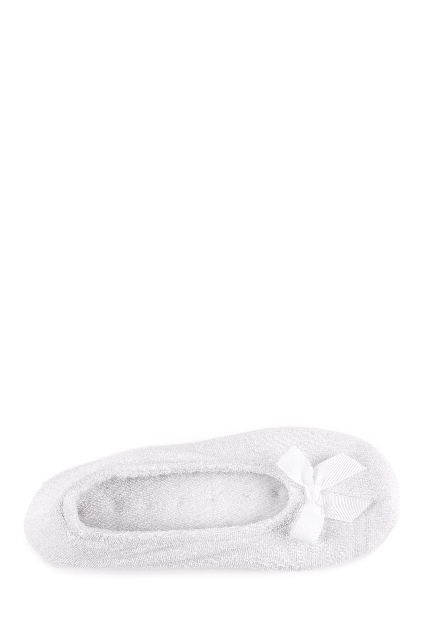 White online isotoner slippers