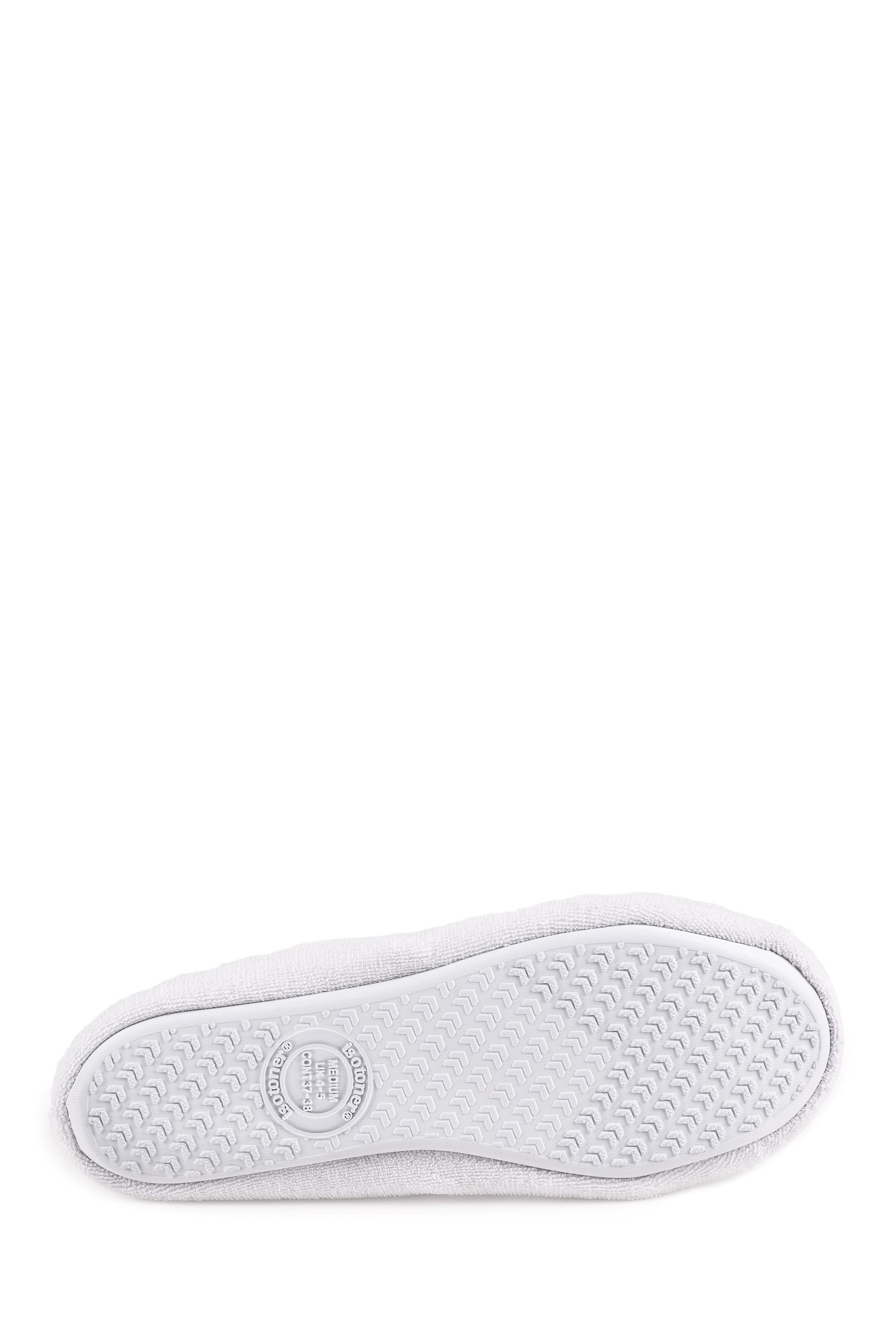 White isotoner slippers hot sale