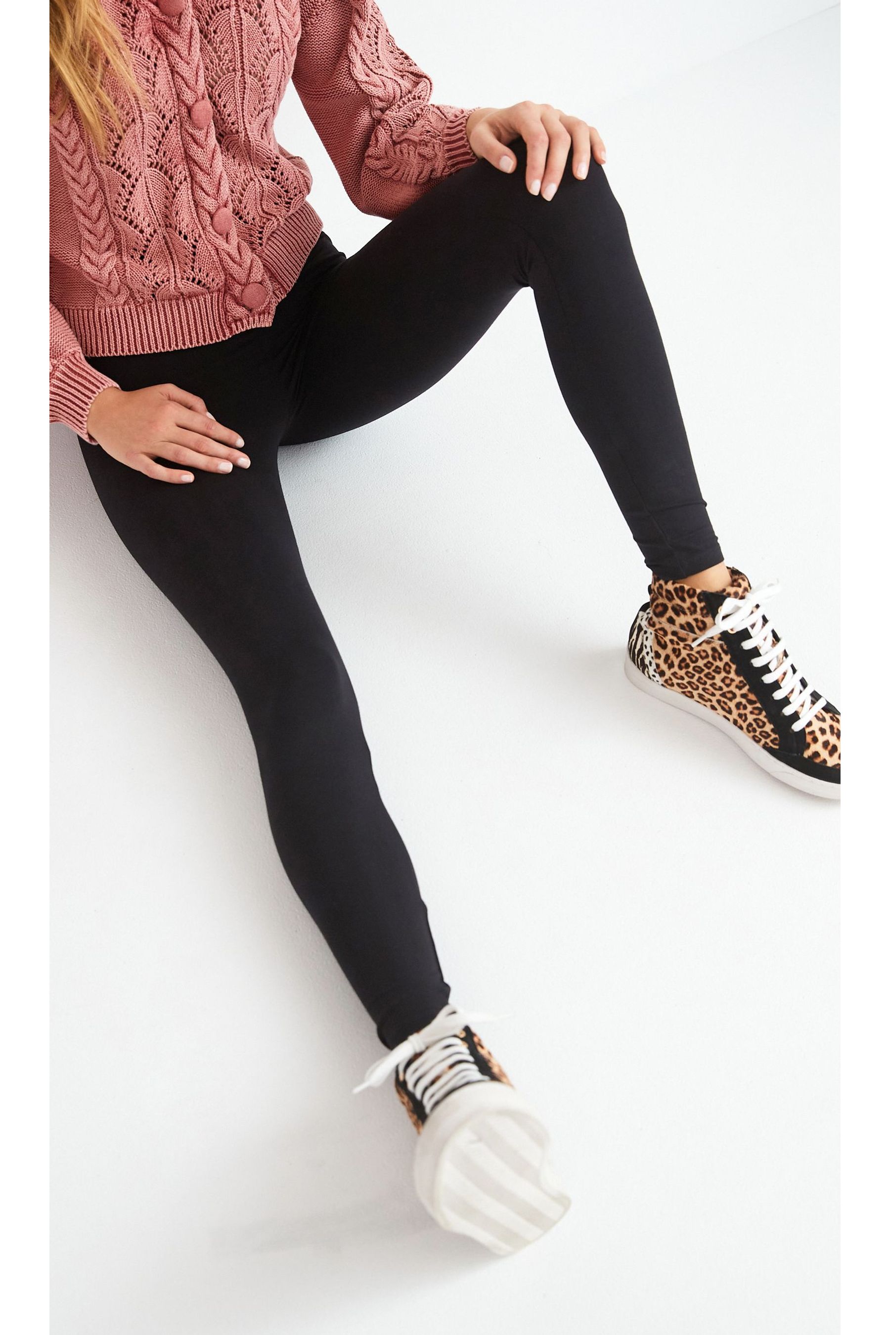 Black colour leggings sale