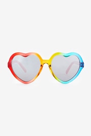 Little Bird by Jools Oliver Multi Ombré Rainbow Heart Sunglasses - Image 2 of 4
