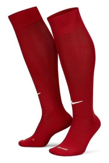 Nike Red Classic Knee High Football Socks