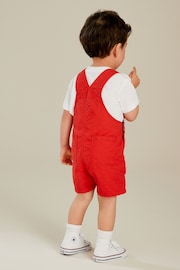 Red Dungarees (3mths-7yrs) - Image 2 of 6