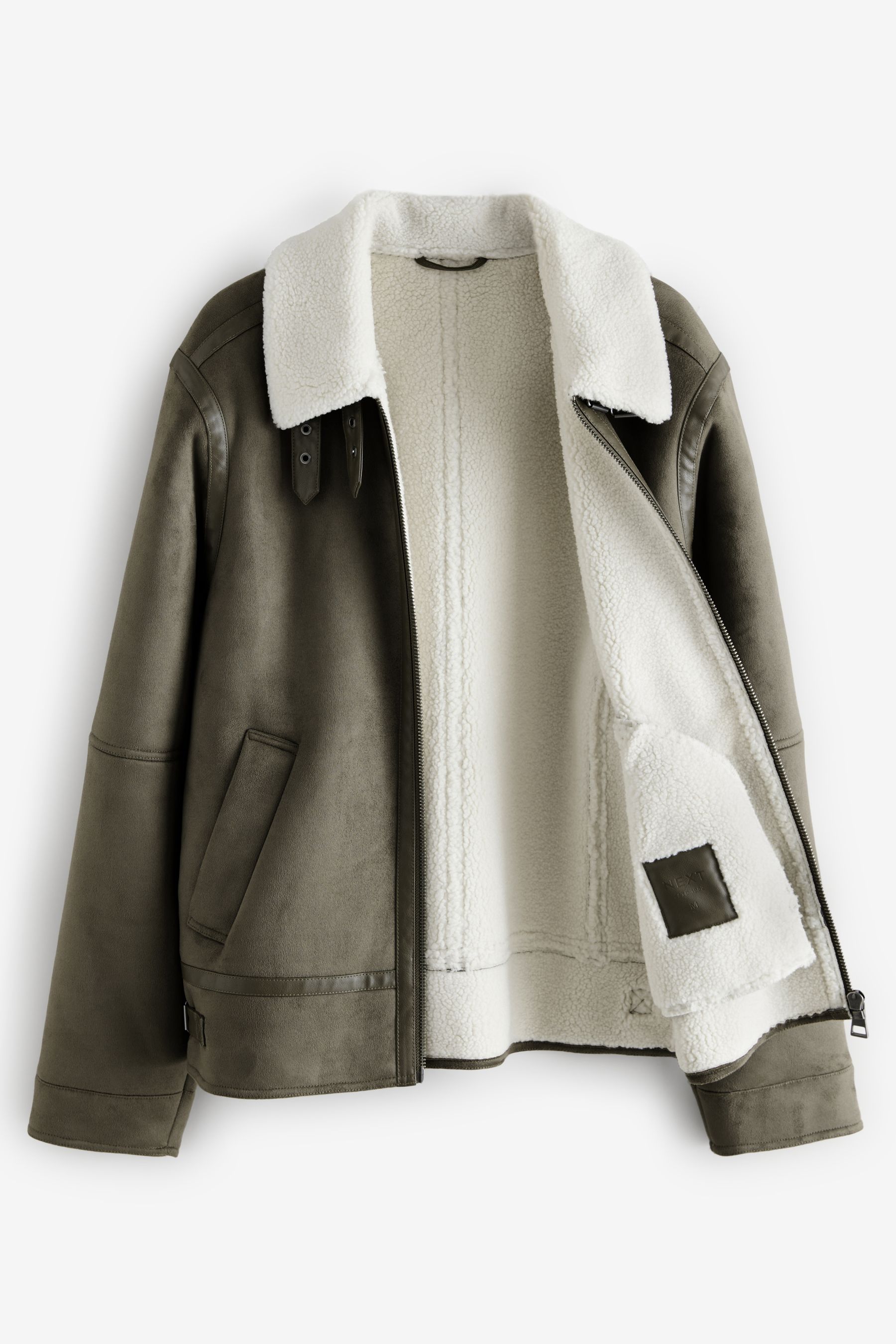 Next shearling jacket best sale