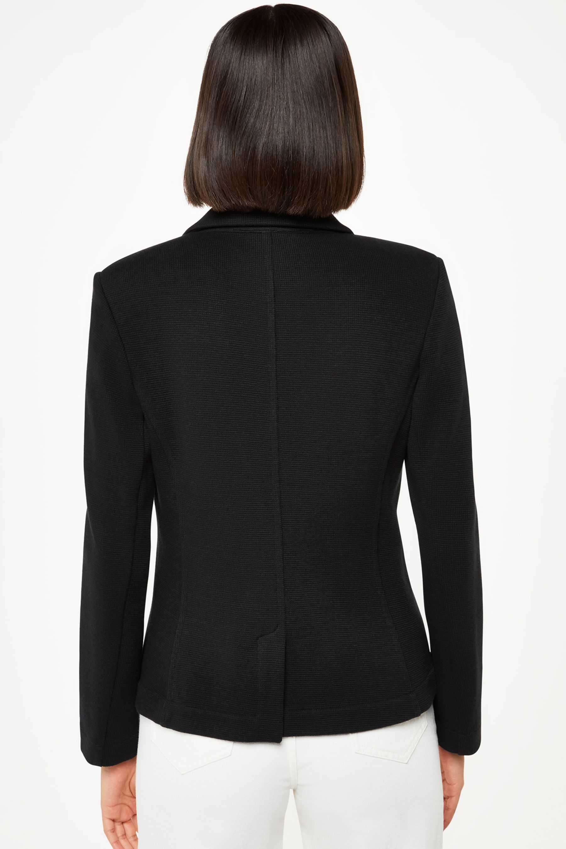 Slim jersey jacket top