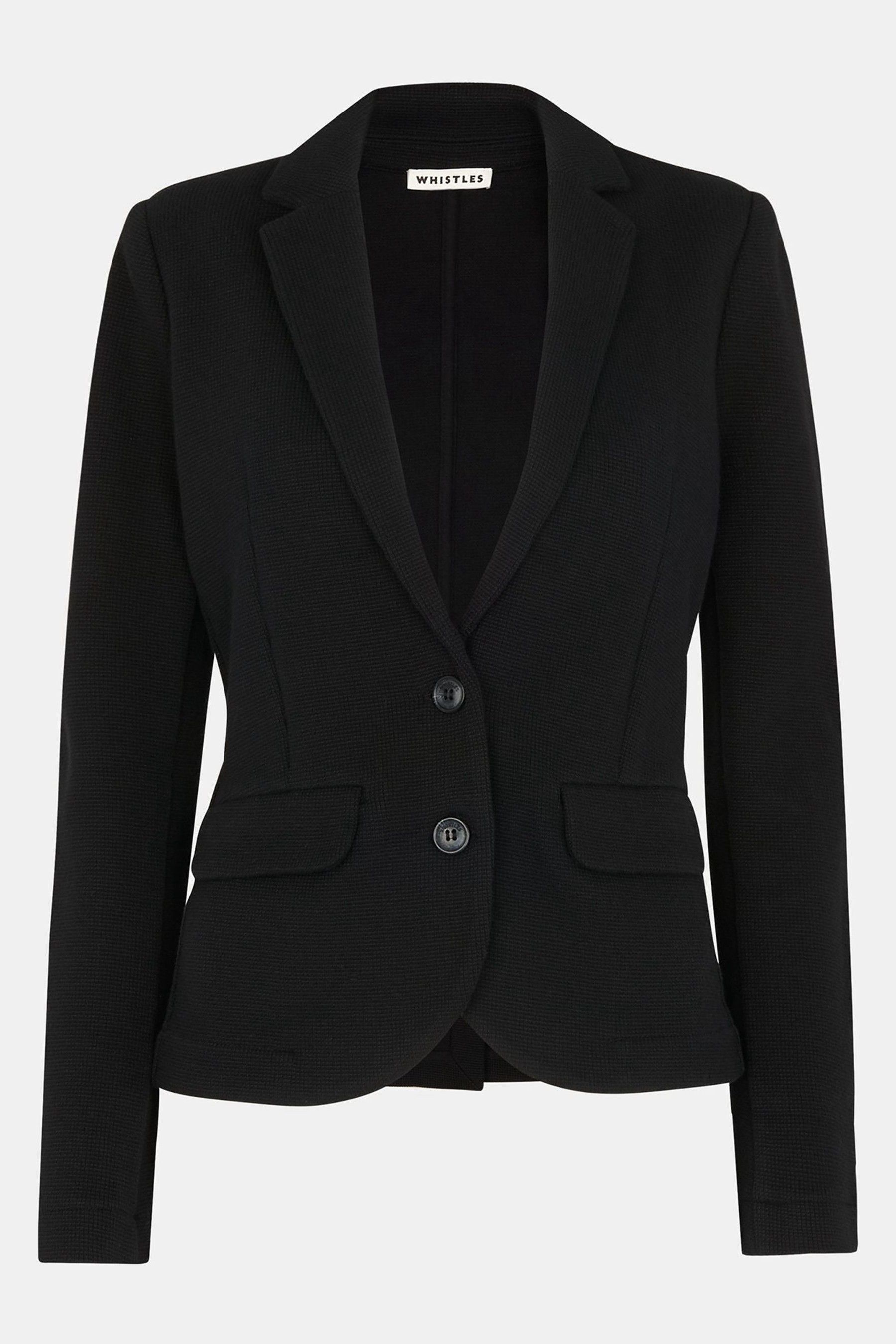 Slim jersey jacket top