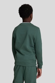 Lyle & Scott Green Boys Utility Cargo Jersey 100% Cotton Sweatshirt - Image 2 of 6