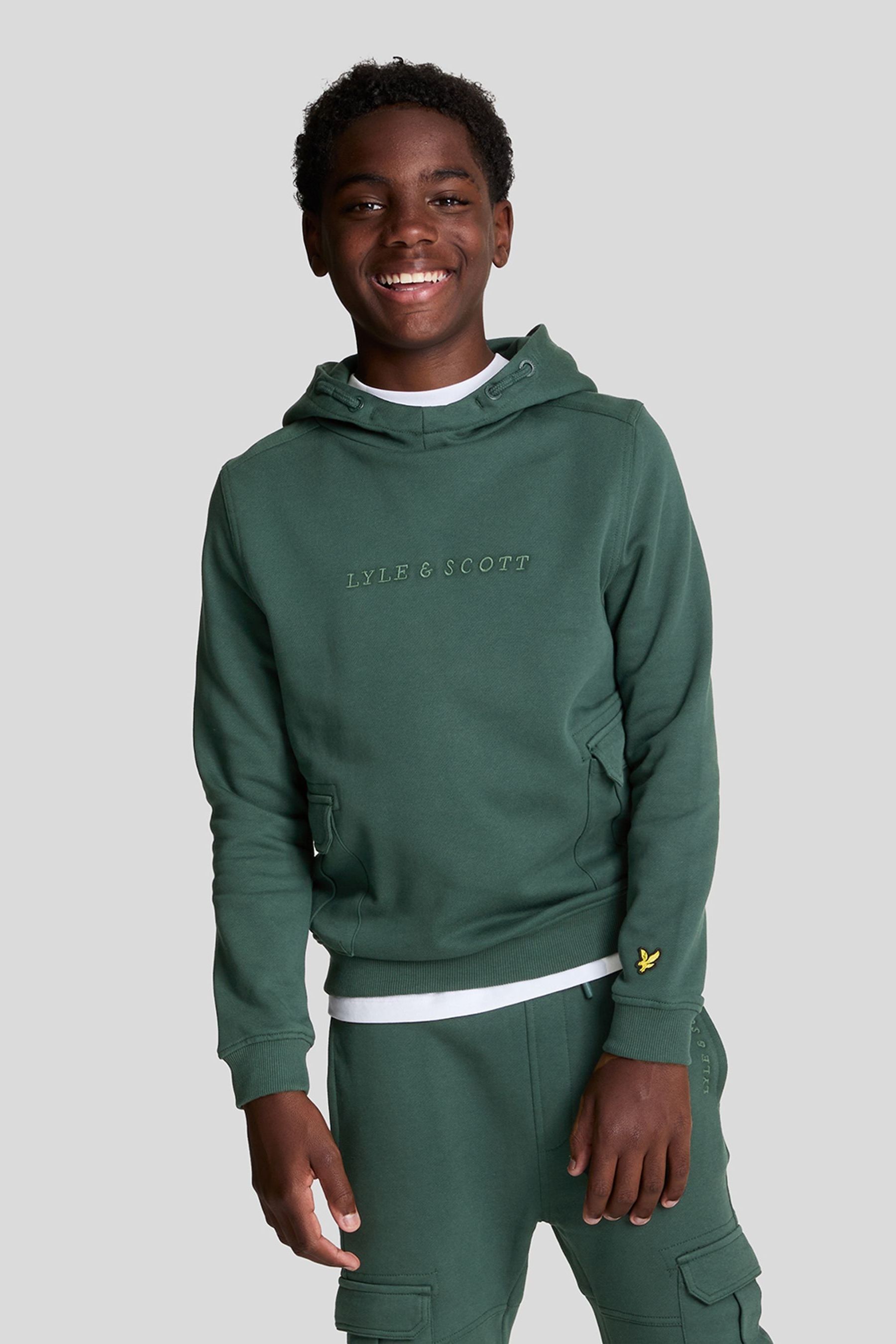 Lyle and scott green sweatshirt clearance