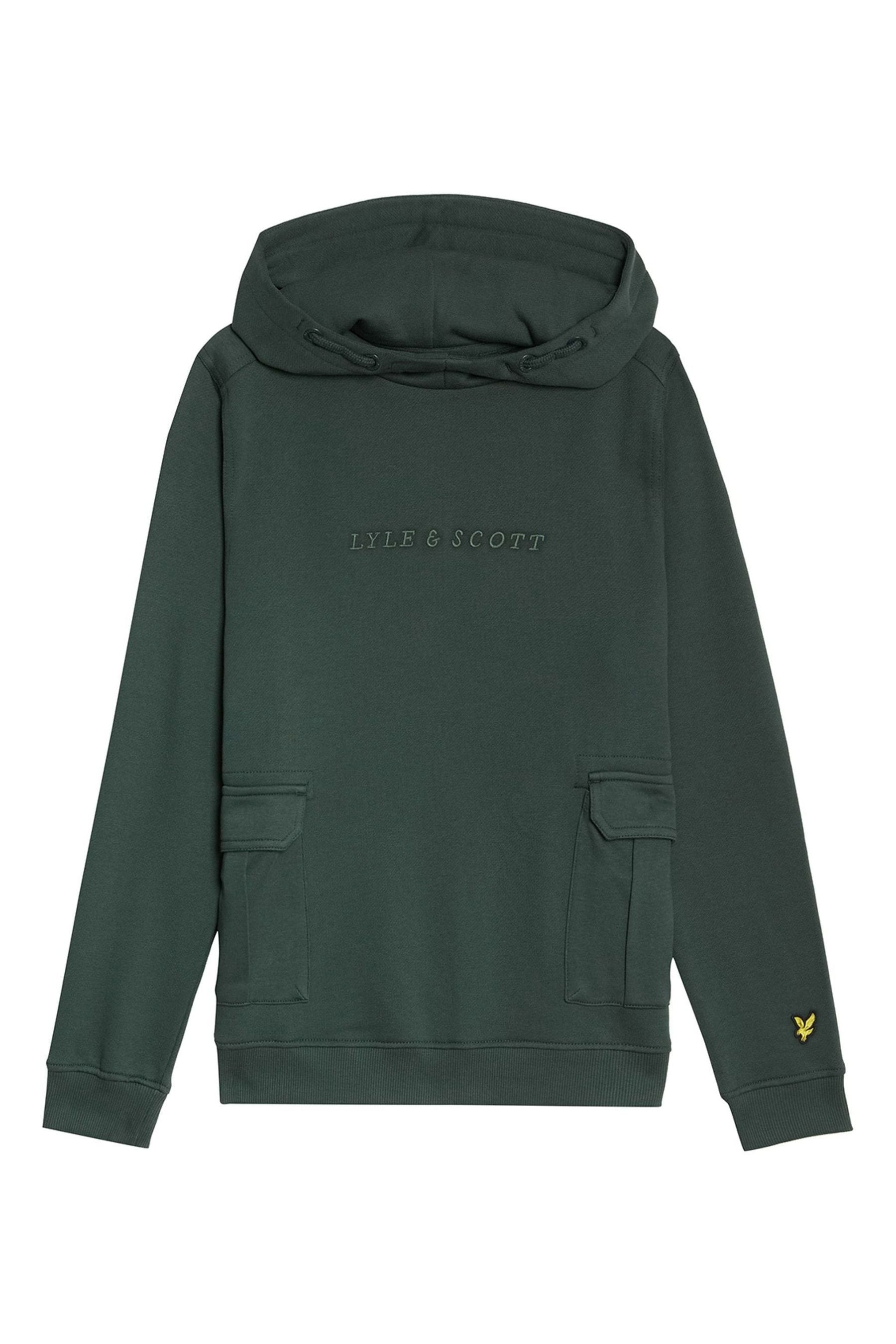 Lyle and scott green hoodie top