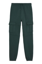 Lyle & Scott Green Boys Cargo Jersey Joggers - Image 6 of 6