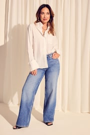 Myleene Klass Oversized Cotton Poplin Shirt - Image 2 of 5