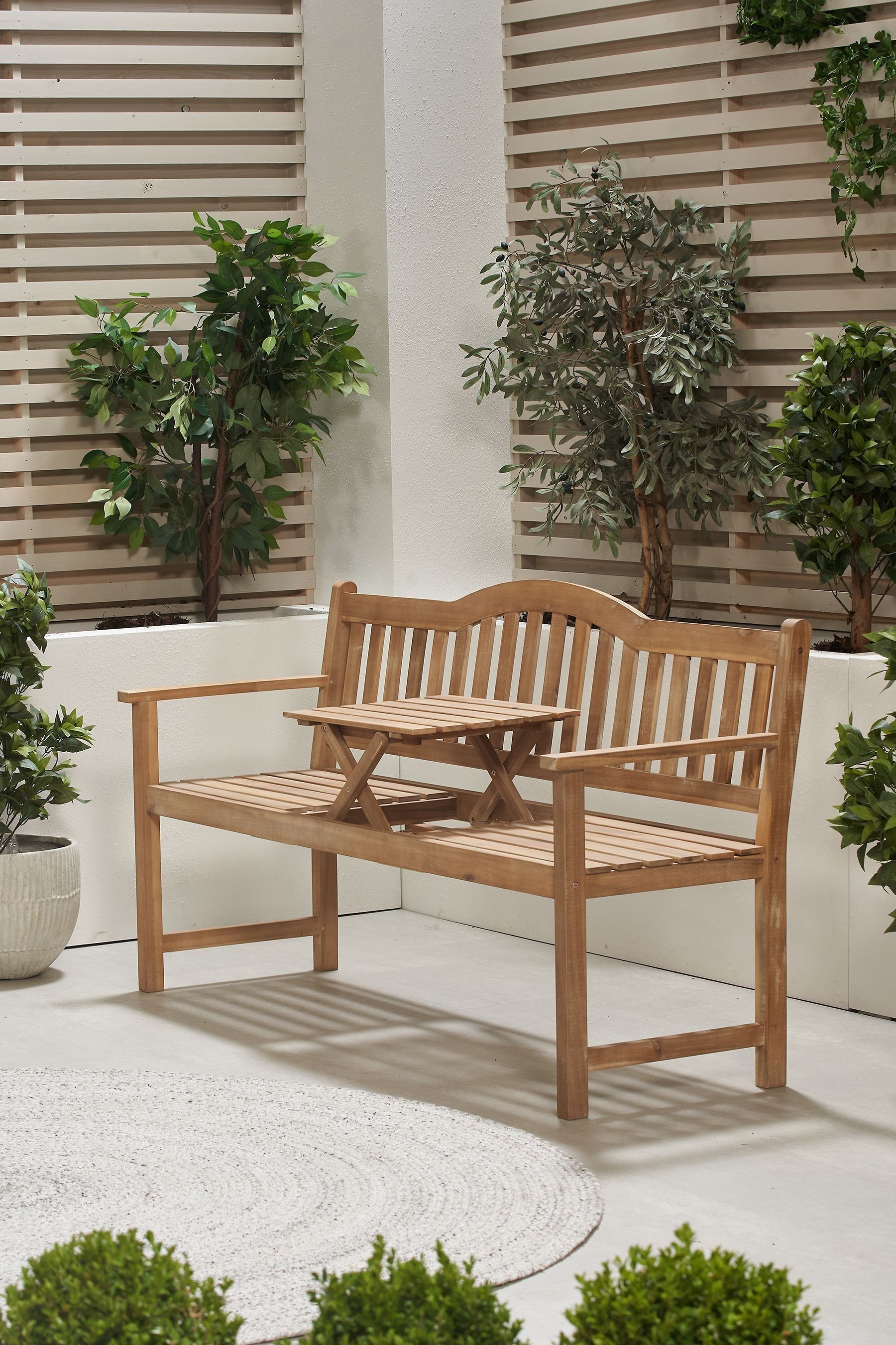 Light brown hot sale bench