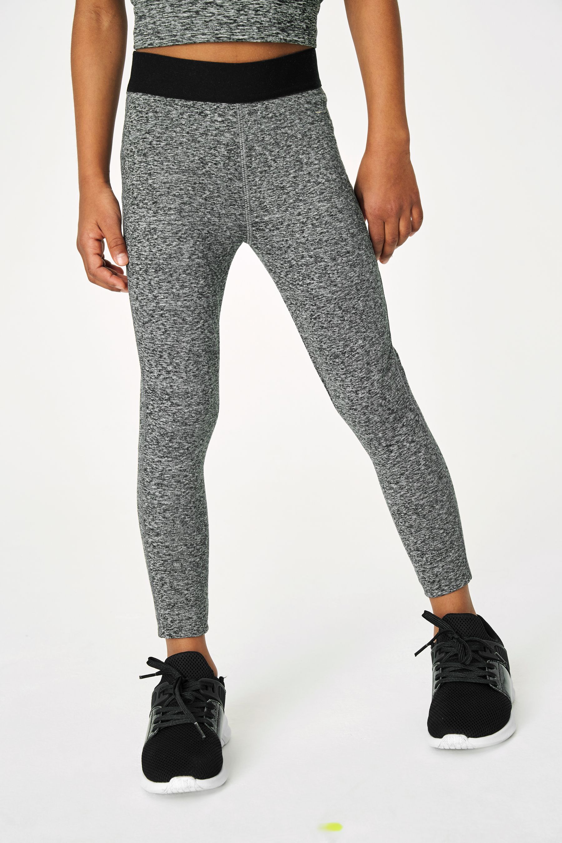 Buy Dark Grey Marl Sports Leggings 3 16yrs from the Next UK