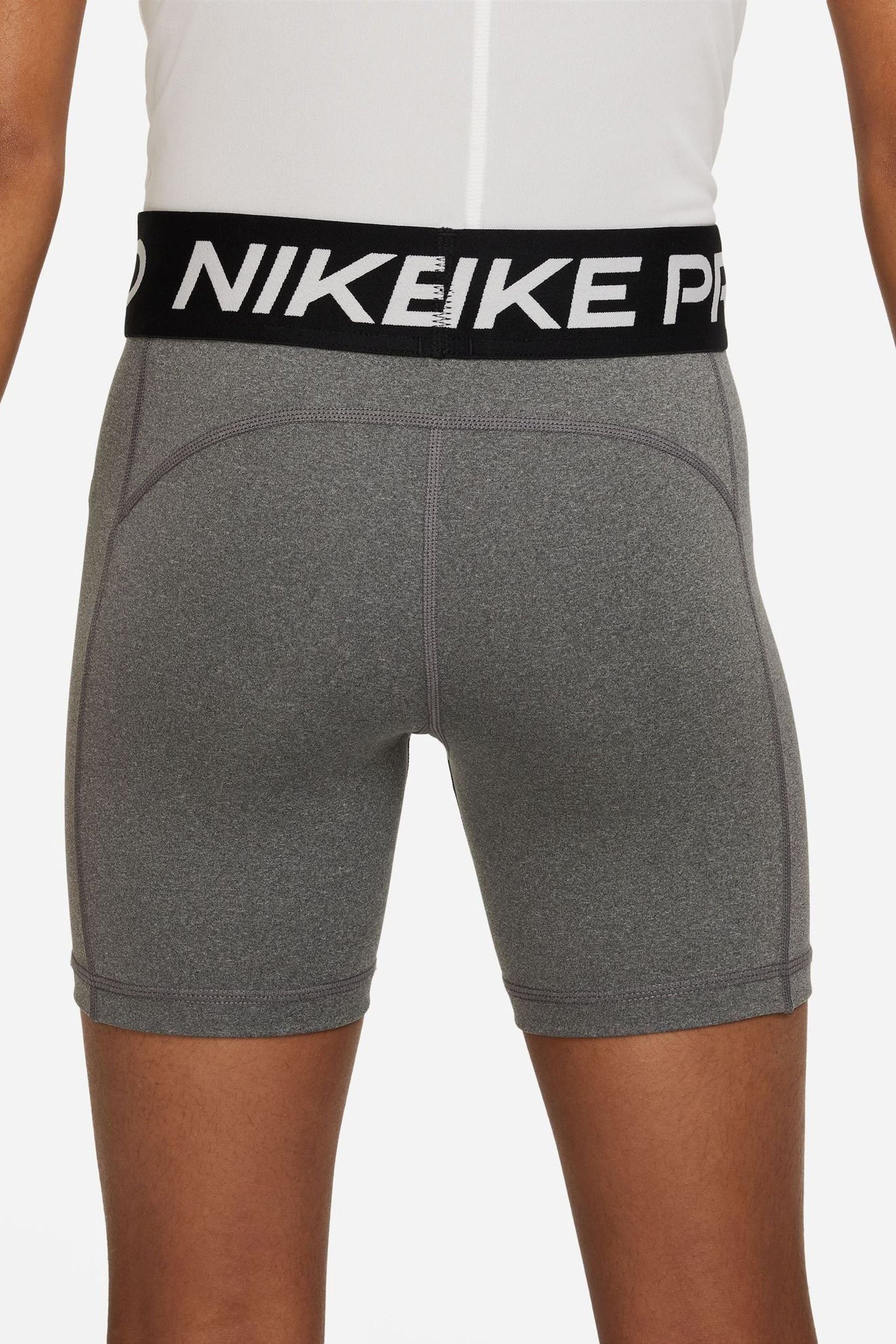 Buy Nike Grey Marl 5 Inch Dri FIT Pro Shorts from Next Denmark