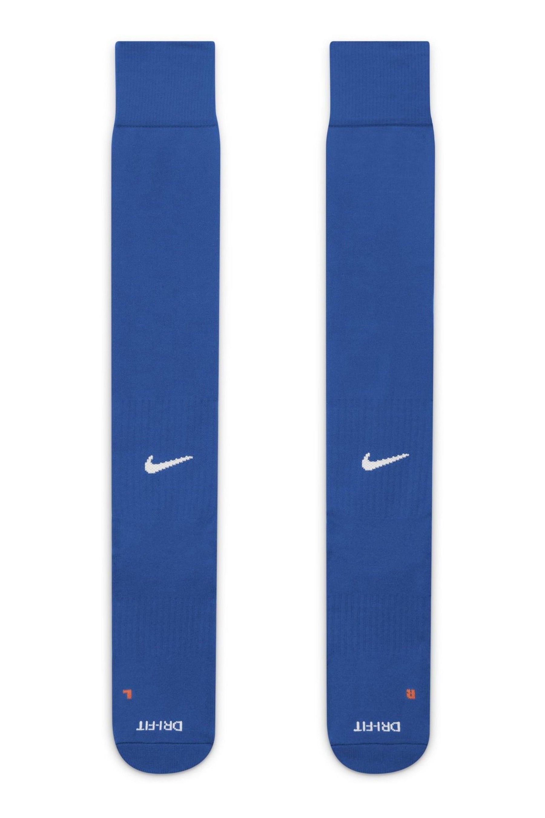 Nike soccer socks royal blue on sale