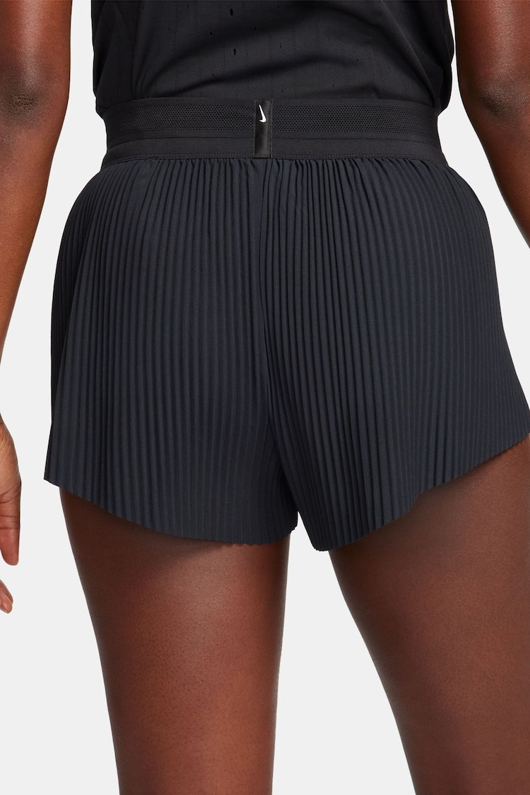 Nike Black Dri-FIT AeroSwift ADV Mid Rise 3 Running Shorts - Image 2 of 10