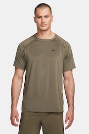 Nike Olive Green Dri-FIT Ready Training T-Shirt - Image 1 of 5