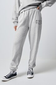 Grey Marl Copenhagen City Graphic Joggers - Image 3 of 7