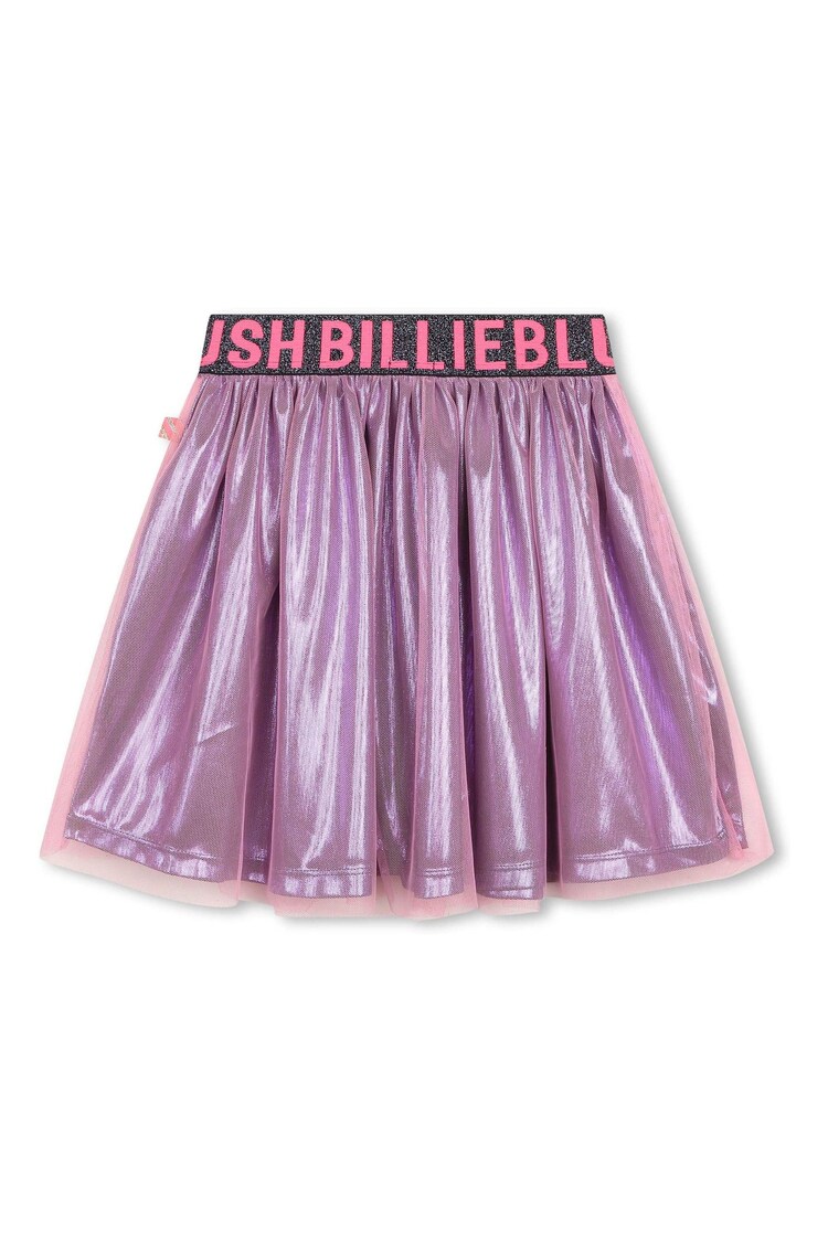 Billieblush Pink Metallic Party Skirt - Image 2 of 4