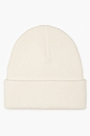 Levi's® Cream Back Patch Beanie - Image 4 of 4