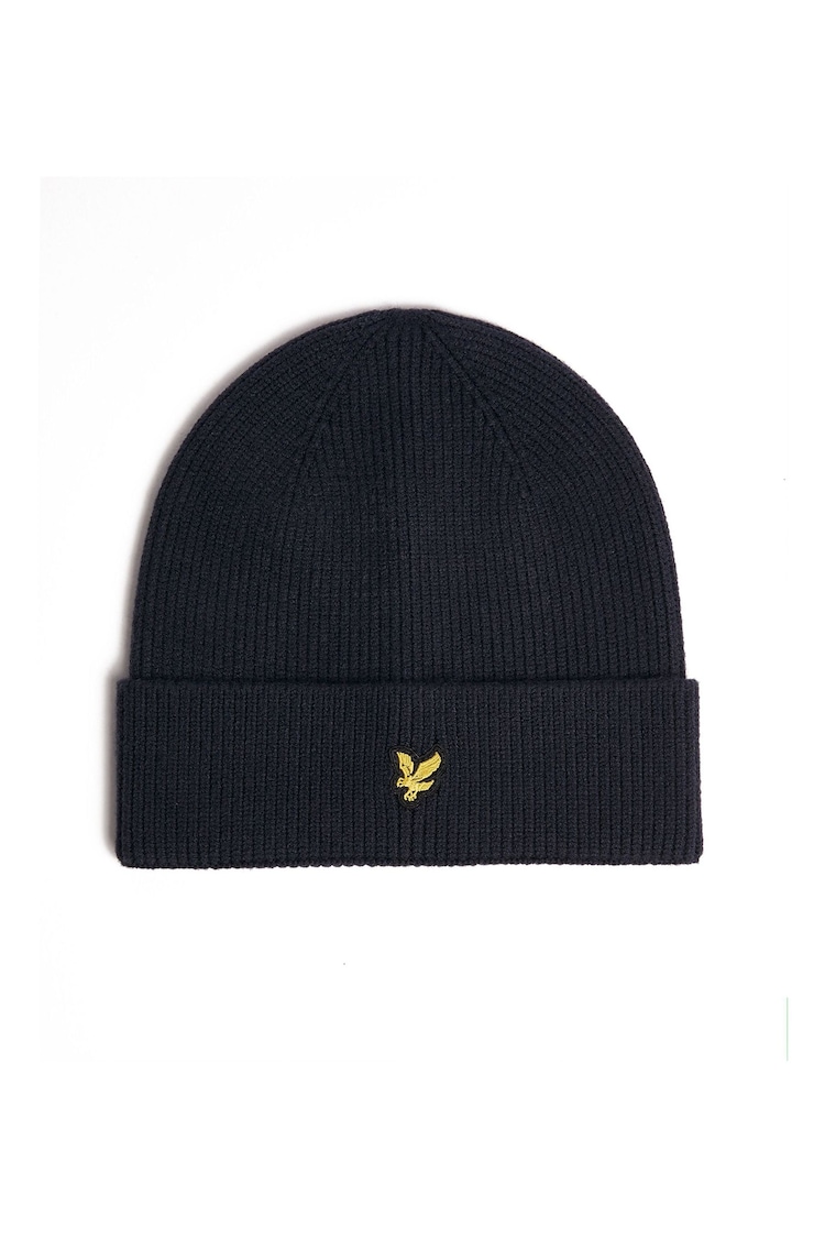 Lyle & Scott Navy Blue Boys Beanie - Image 1 of 1